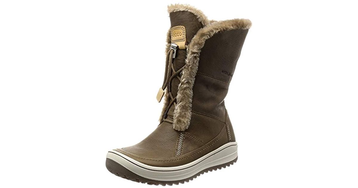 ecco womens trace tie hydromax snow boot