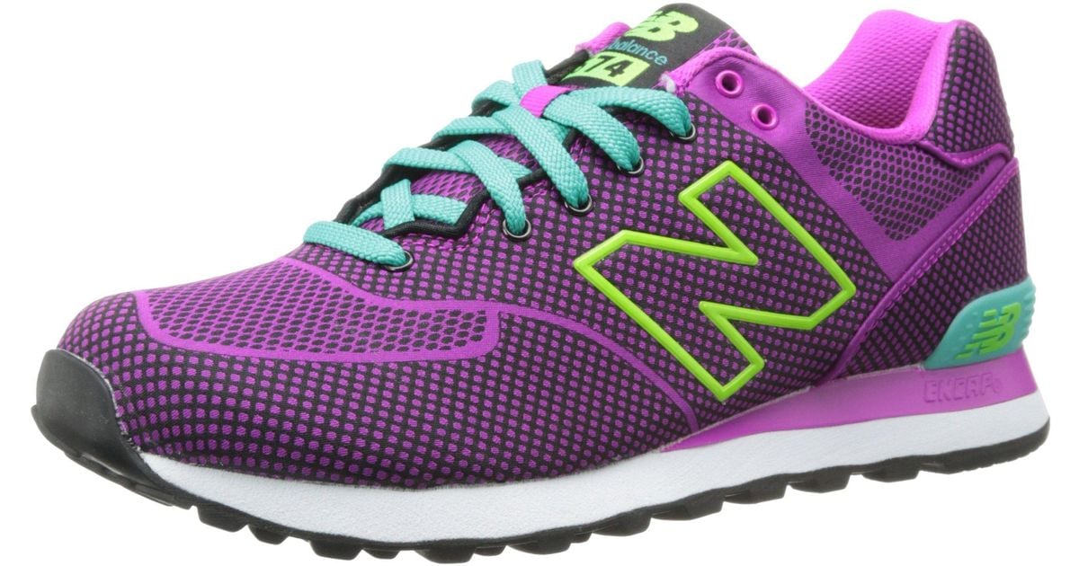 New Balance 574 V1 Woven Sneaker in Maroon (Purple) Lyst