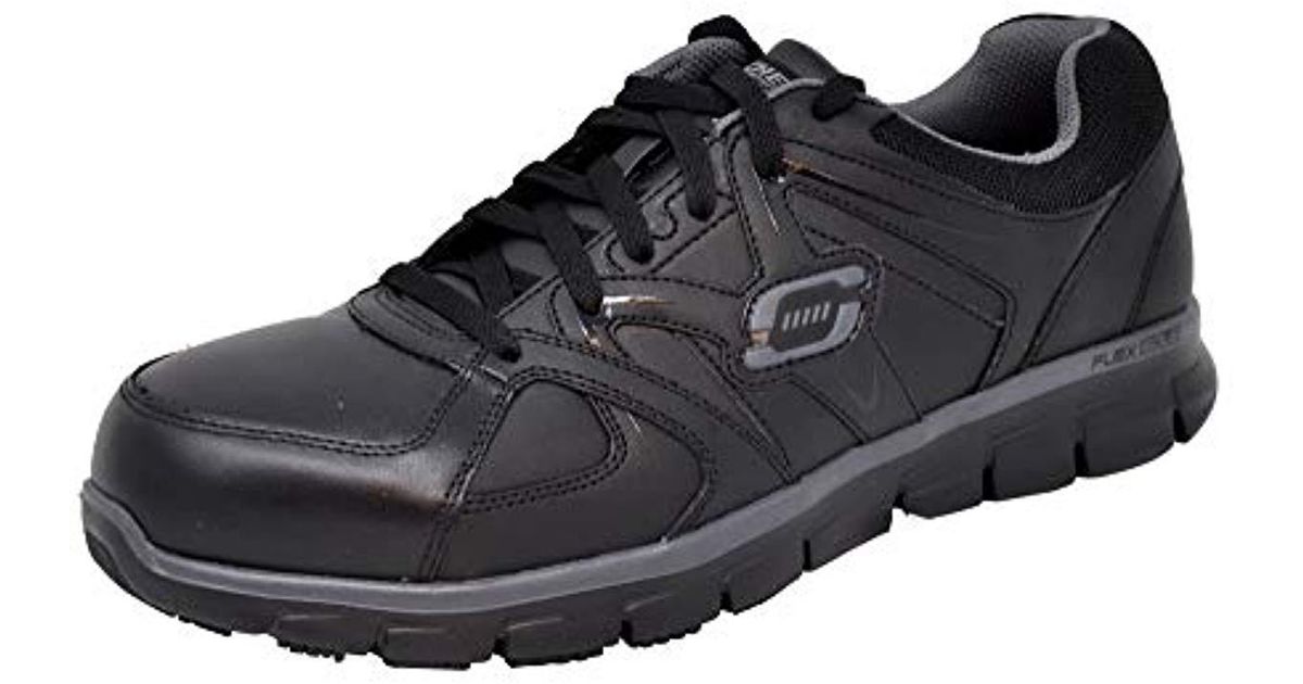 skechers synergy ekron alloy toe work shoe