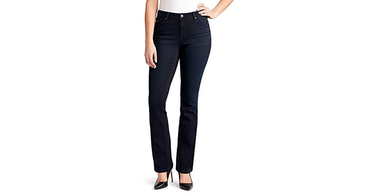 Nine West Denim Gramercy Mini Boot Cut 