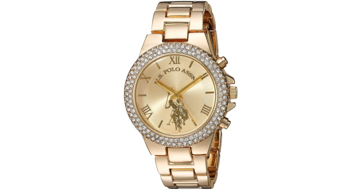 us polo assn gold watch