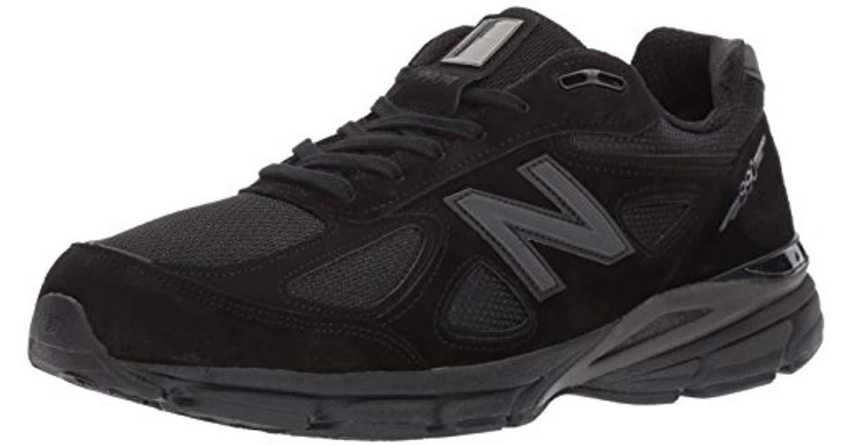 New Balance Leather 990v4 Running Shoes 