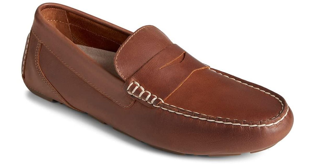 Sperry Top-Sider Davenport Driving Shoe in Brown for Men | Lyst