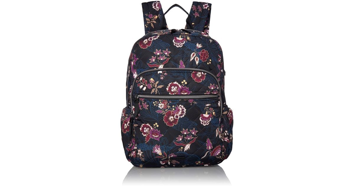 Vera Bradley Synthetic Performance Twill Campus Backpack in Blue - Lyst