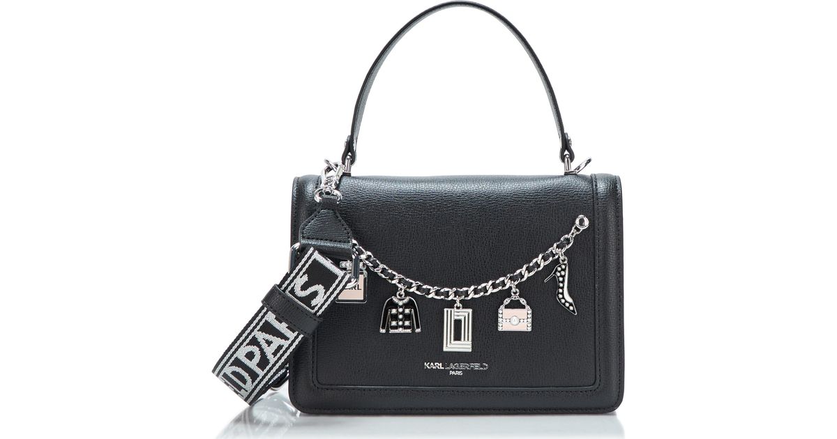 Karl Lagerfeld Simone Crossbody Bag in Black | Lyst