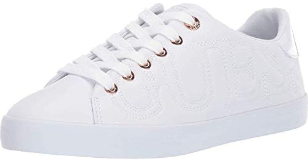 guess white sneakers amazon