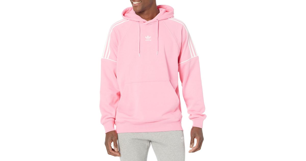 adidas Originals Cotton Rekive Hoodie in Pink for Men Lyst