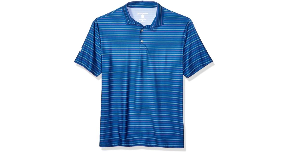 Hickey Freeman Regular Fit Short Sleeve Golf Polo Shirt in Bright Cobalt (Blue) for Men - Lyst