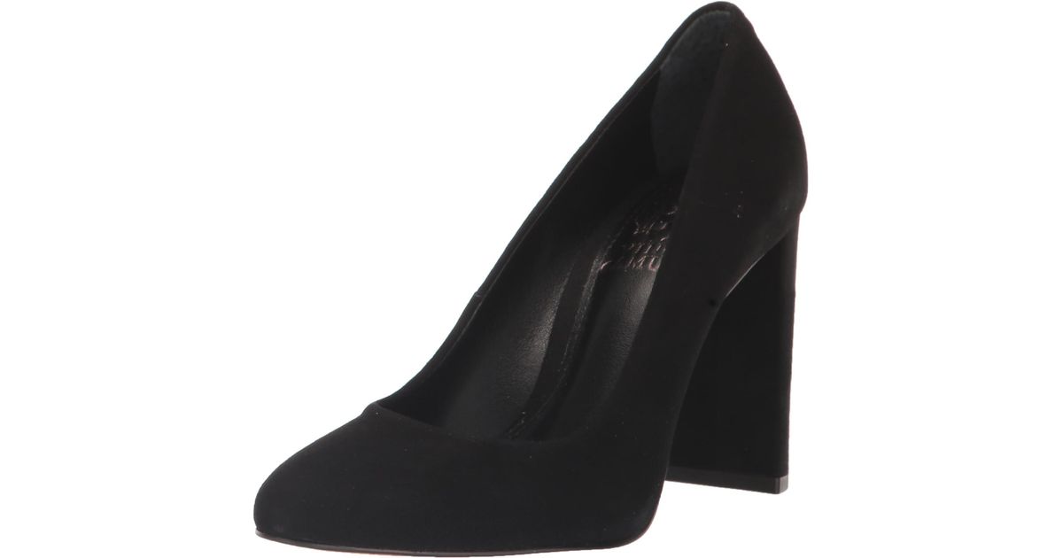 Vince Camuto Desimmy Block Heel Pump in Black Lyst