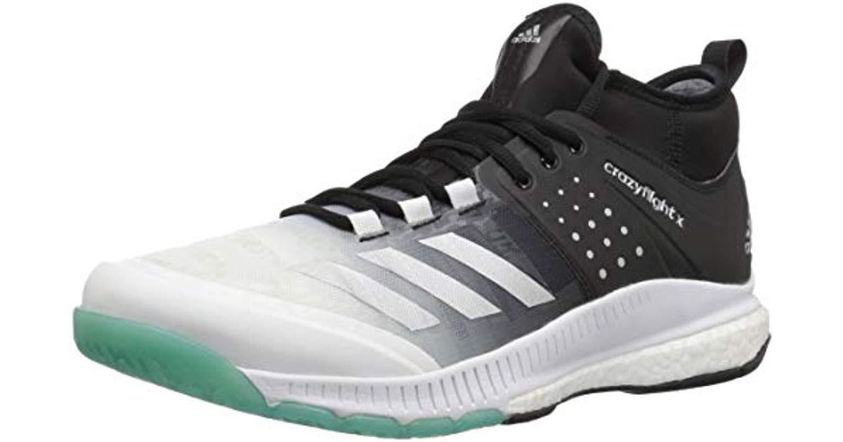 adidas Rubber Shoes | Crazyflight X Mid Volleyball Shoe in White ...