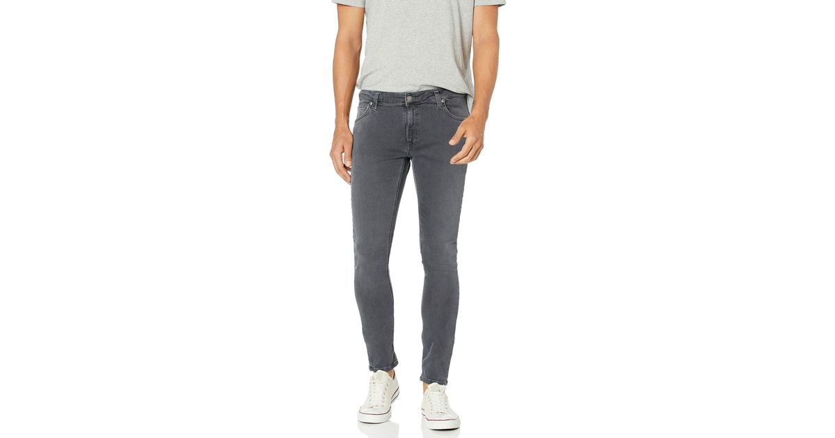nudie skinny lin concrete grey