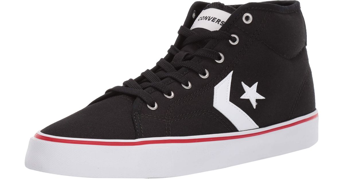 Star Replay Mid Top Sneaker Converse en coloris Noir | Lyst