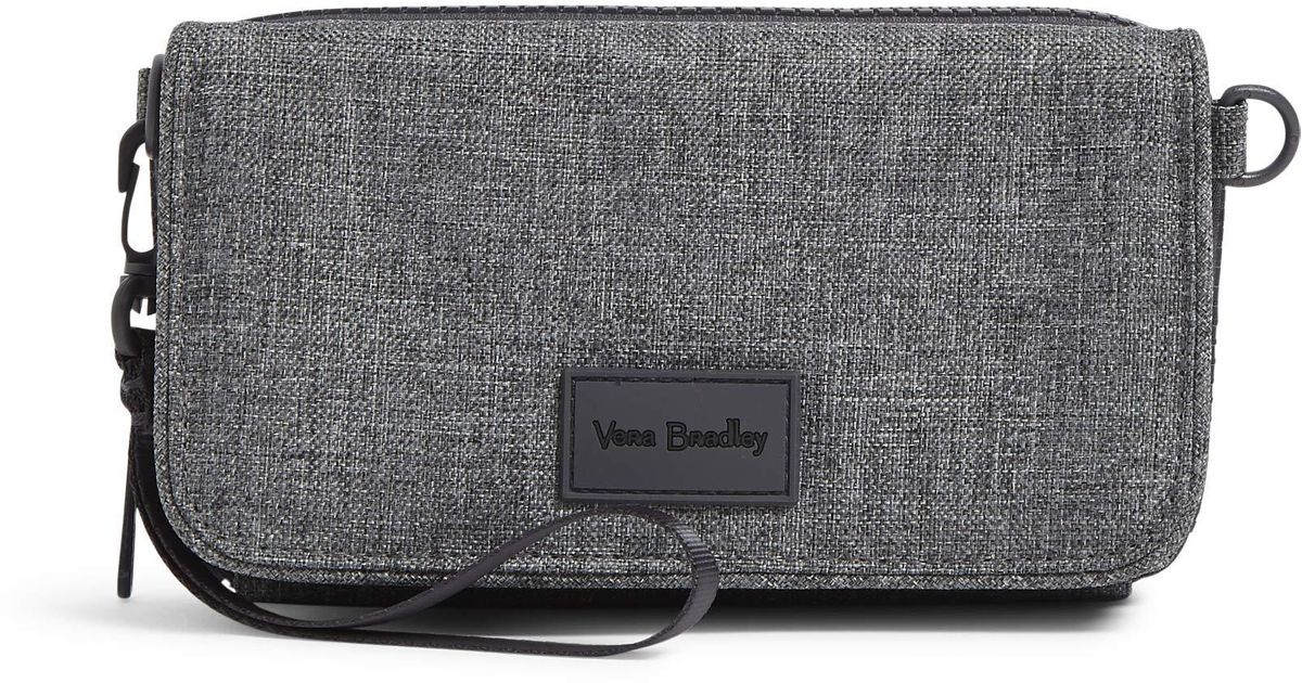 Vera Bradley Recycled Lighten Up Reactive Compact Crossbody Purse With