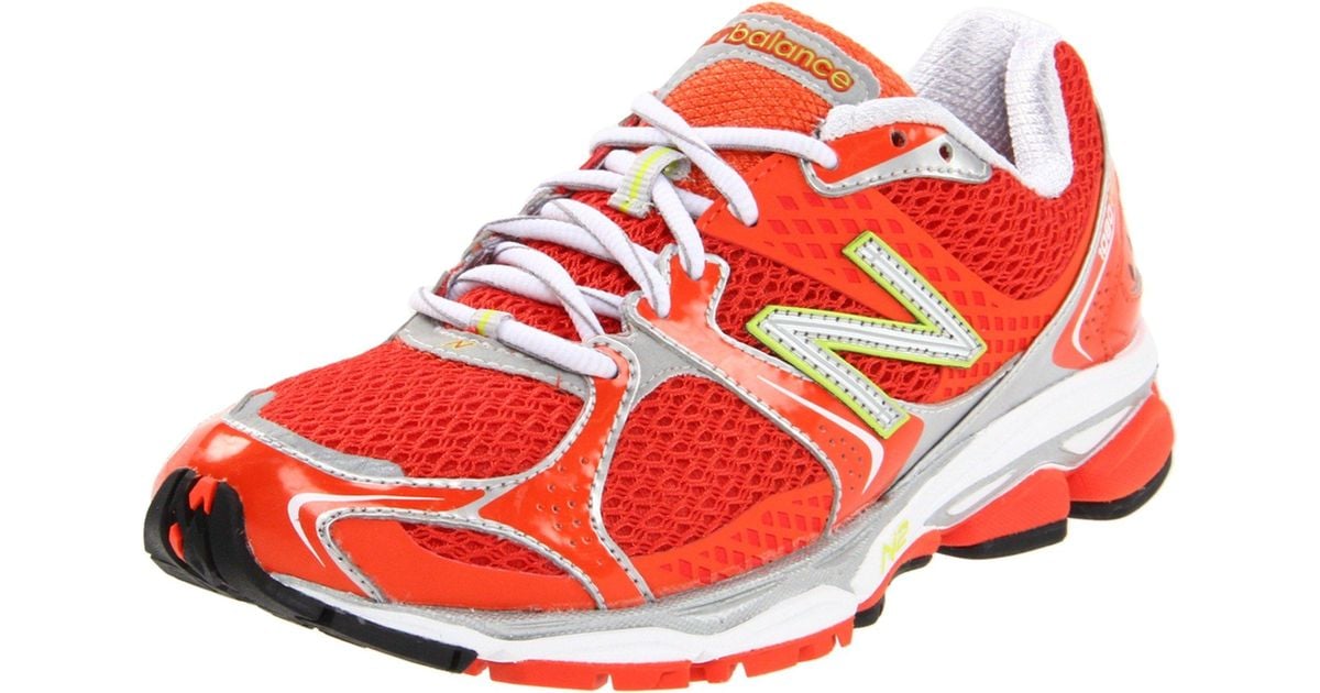 New Balance Rubber 1080 V2 Running Shoe in Red | Lyst