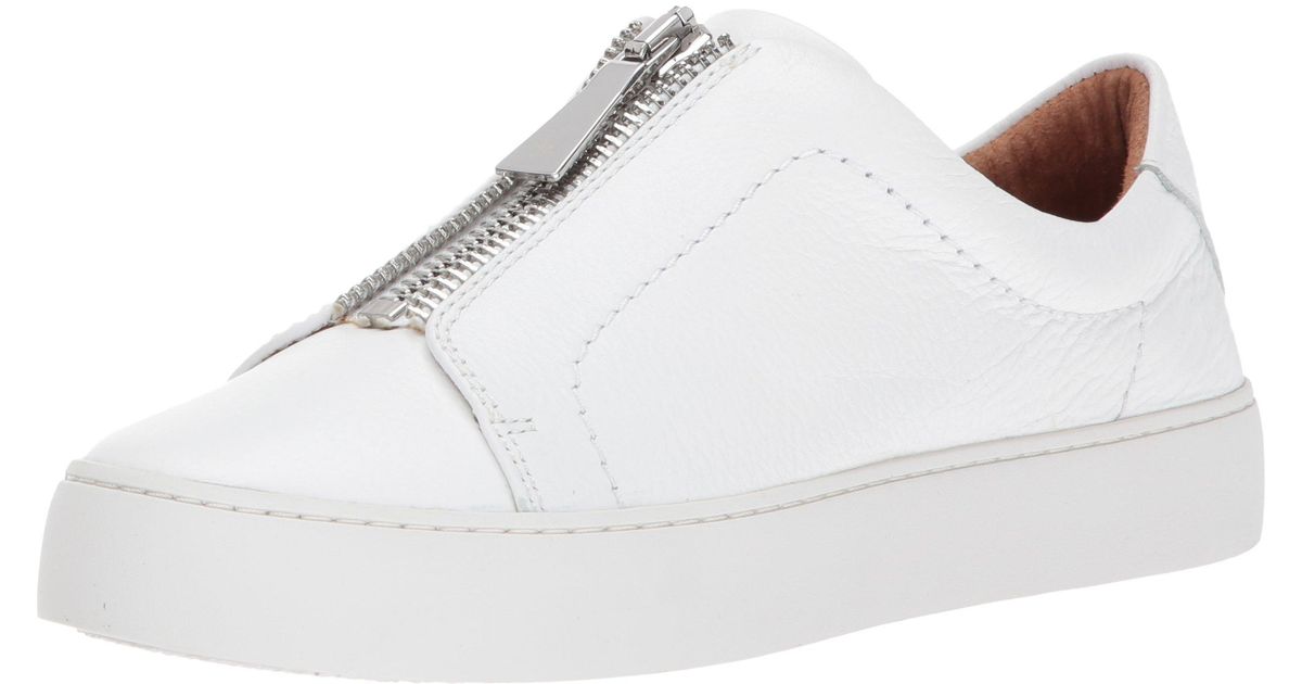 Frye Lena Zip Low in White Lyst