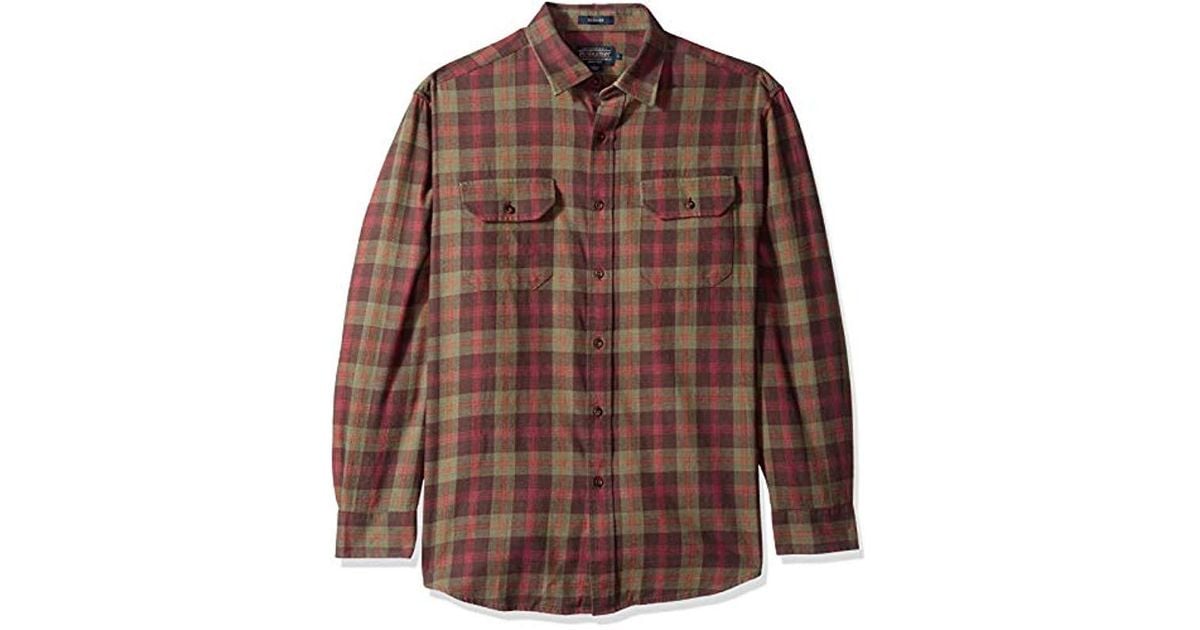 Pendleton Men/'s Long Sleeve Button Front Bridger Shirt