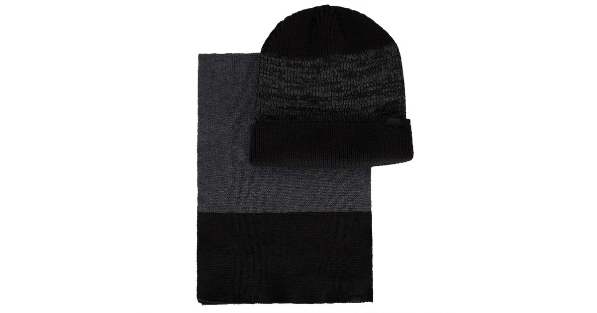 levi's hat and scarf