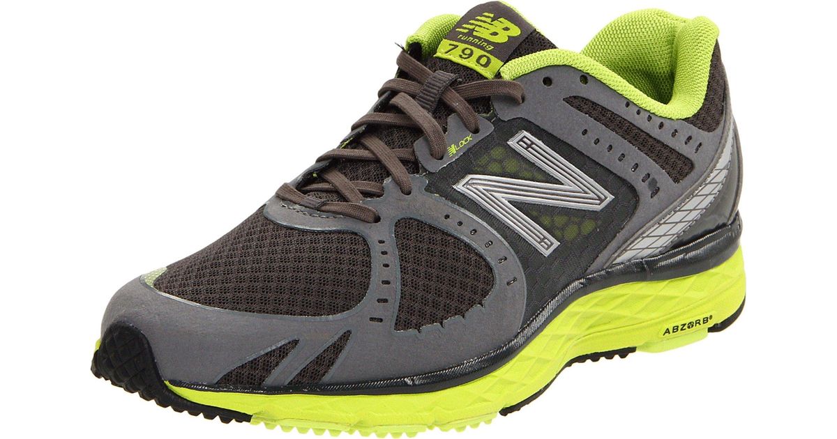 New Balance 790 V1 Running Shoe in Grey/Lime (Yellow) | Lyst