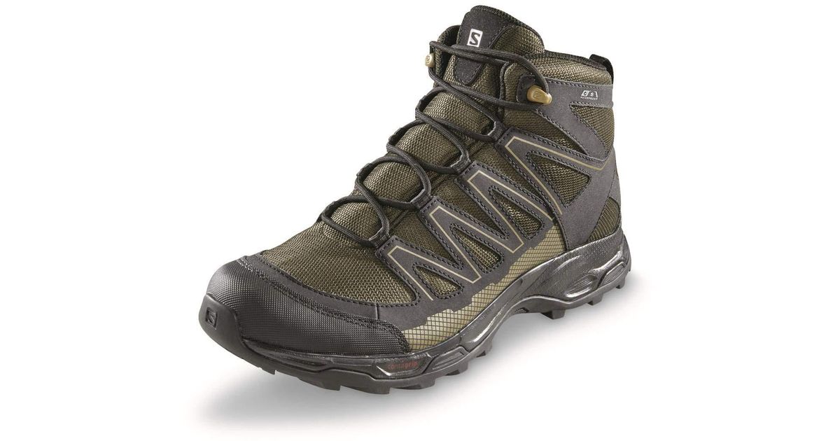 salomon men's pathfinder mid waterproof hiking boots