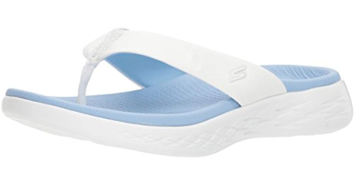 skechers on the go 600 polished flip flop