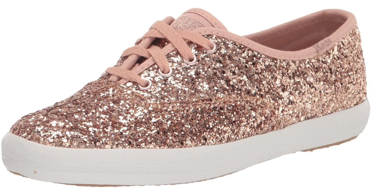 Keds Champion Glitter Sneaker in Black Lyst