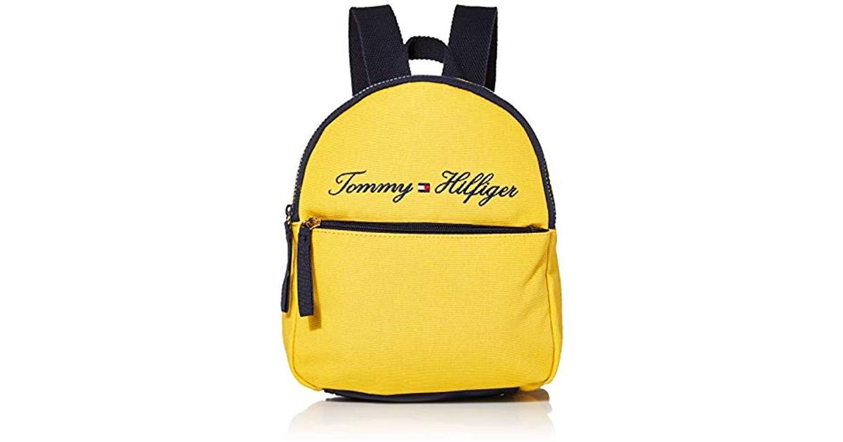 tommy hilfiger backpack yellow