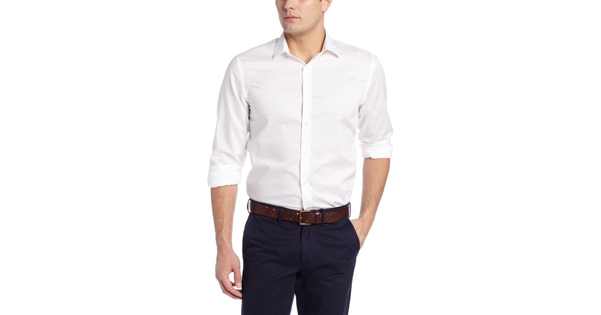 perry ellis non iron dress shirt