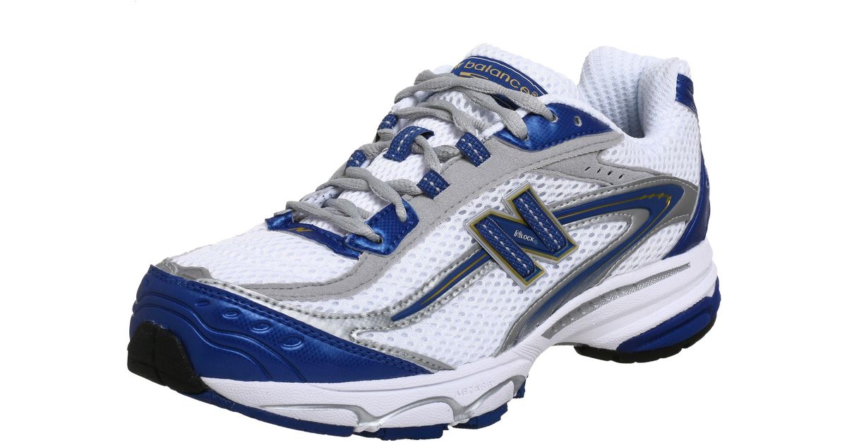 New Balance Rubber 757 V1 Cross Country Running Shoe in White/Blue