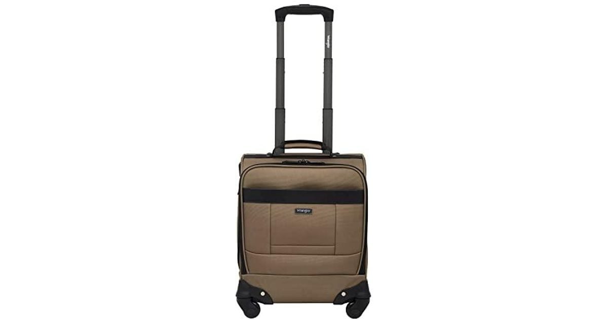 Wrangler 15" 4wheel Spinner Underseat Carryon Luggage With Side Usb