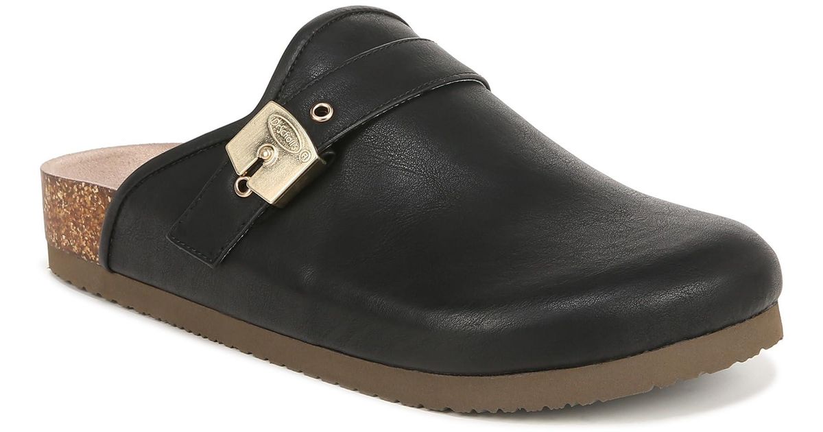 Dr. Scholls S Louis Iconic Clog Mule Black Smooth 11 M Lyst
