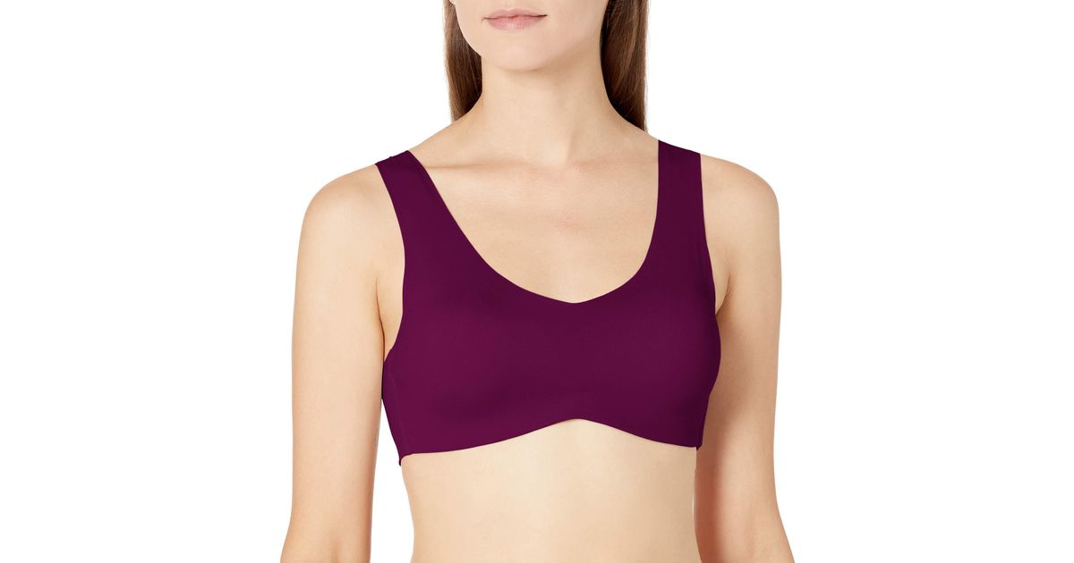 Hanes Ultra Light Comfort With Support Strap Wirefree Bra Dhhu39 In Purple Lyst 7055