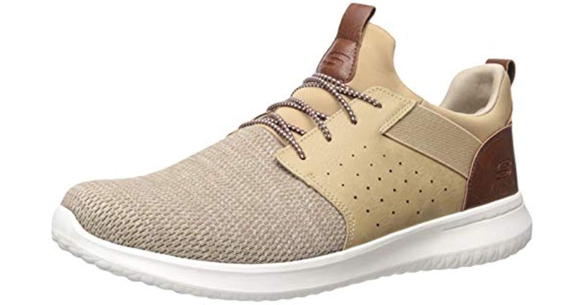 Skechers Lace Classic Fit-delson-camden Sneaker in Light Brown (Brown ...