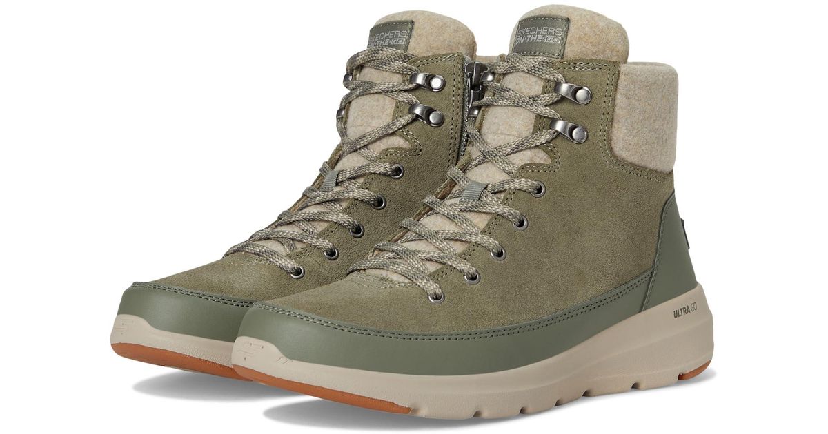 Skechers on the go lace up boots deals