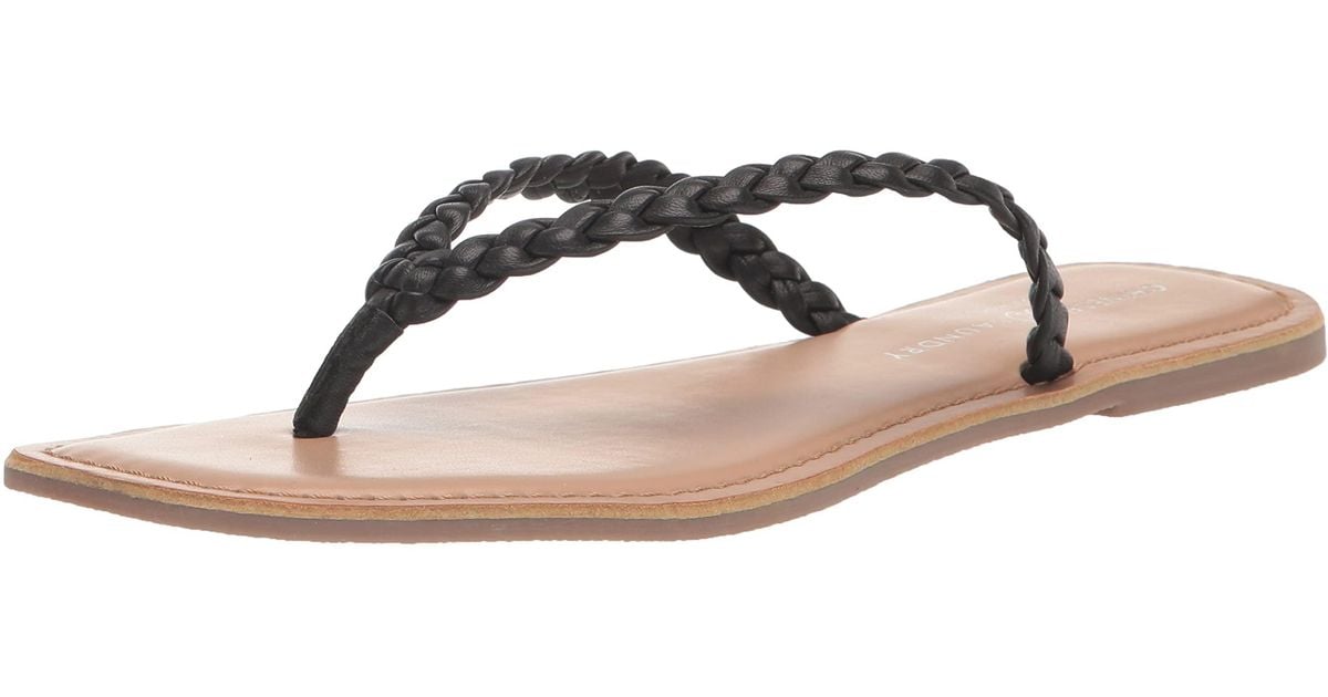 Chinese Laundry Womens Rowe Flip Flop in Black | Lyst