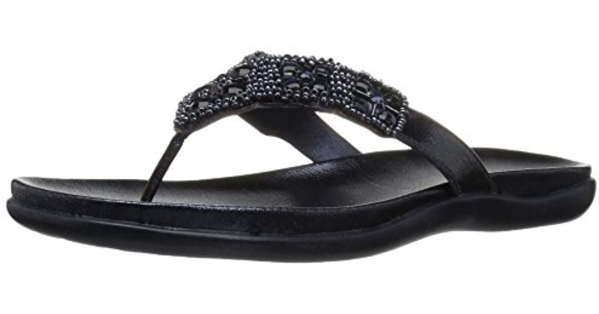 Kenneth Cole Reaction Glam-athon Thong Sandal in Midnight (Blue) - Save ...