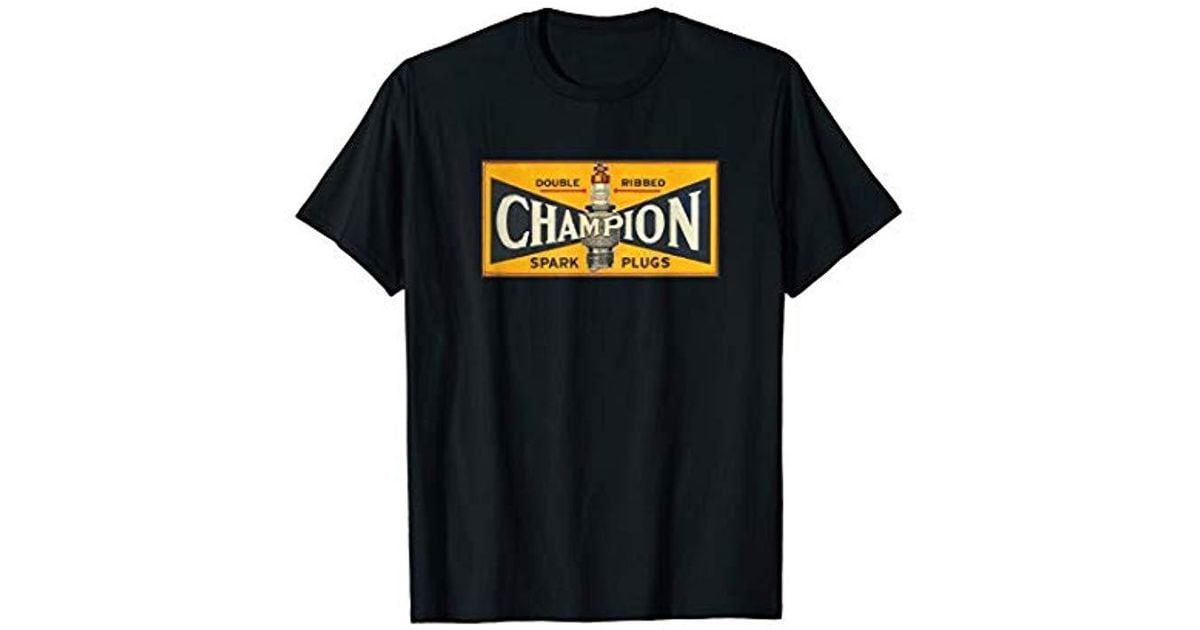 champion spark plug t shirt vintage