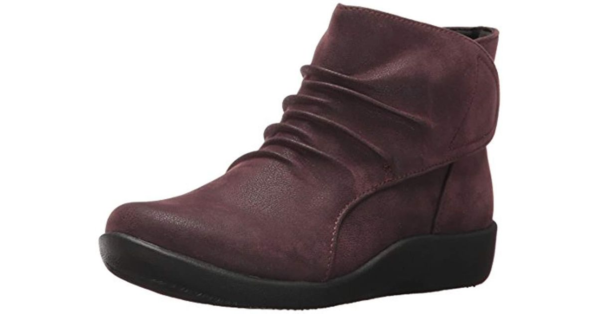 clarks sillian sway aubergine