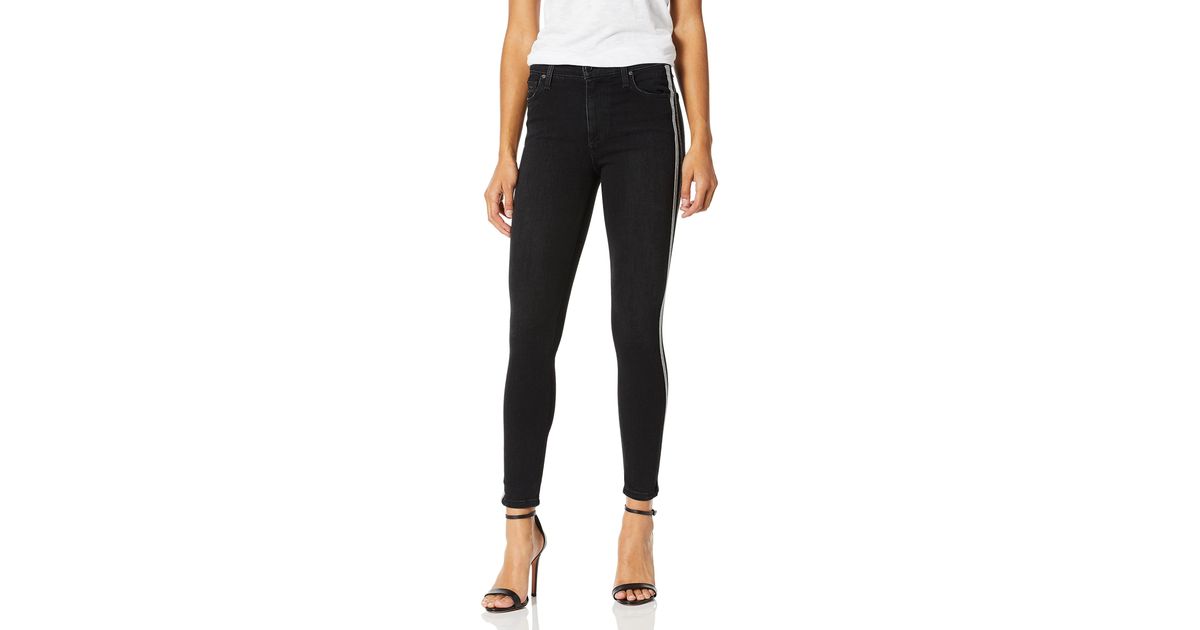Skinny Ankle Side Stripe Jean 