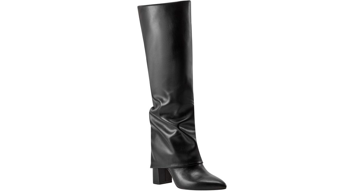 Boots Knee Heels By Marc Fisher In Black, Size: 7 main image 0