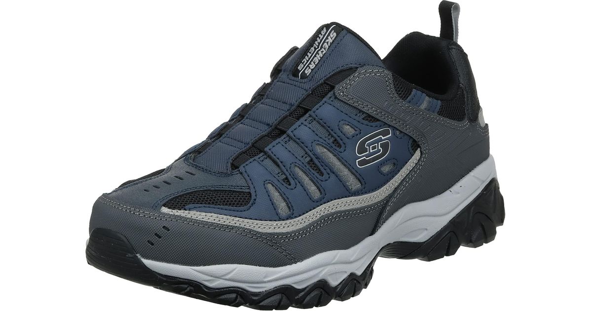 Skechers Sport Afterburn M. Fit Wonted Loafer,navy/gray,8 M Us in Navy ...