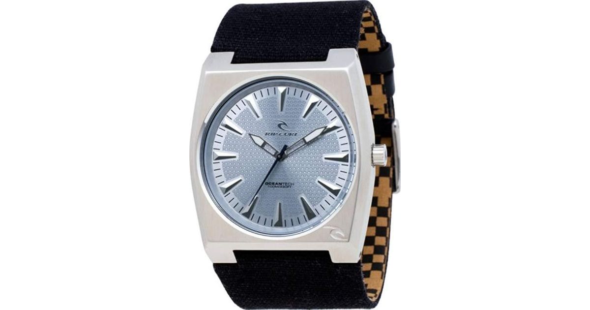 rip curl silver watch