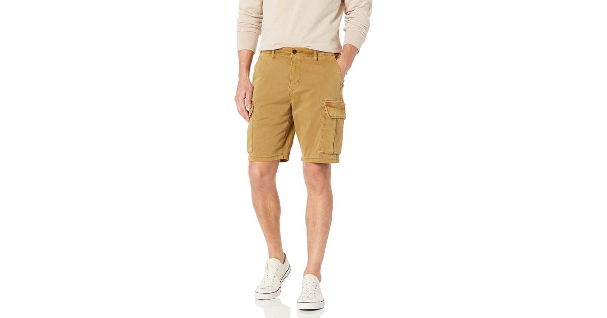 Lucky Brand Stretch Cotton Cargo Short in Natural for Men - Save 44% - Lyst