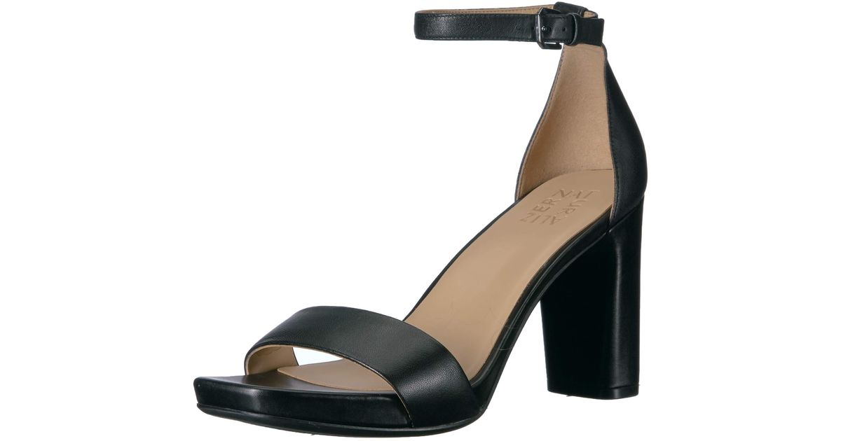 Naturalizer Joy Heeled Sandals in Black Lyst