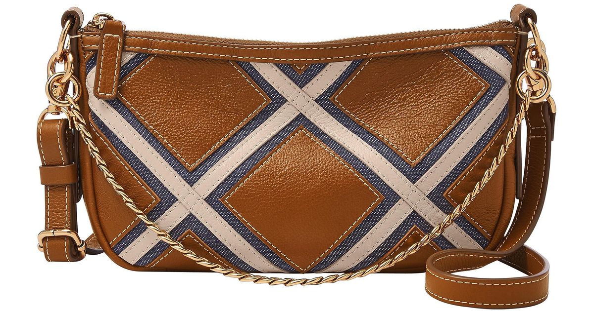 Fossil Shoulder Bag in Brown Lyst