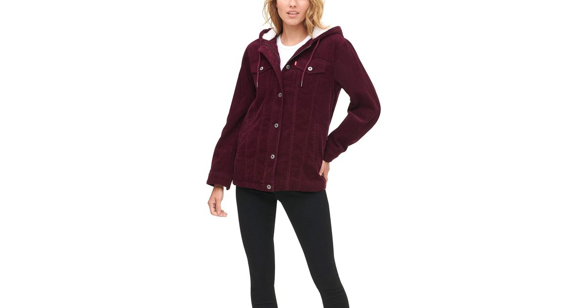 Hooded Sherpa Trucker Flash Sales, UP 