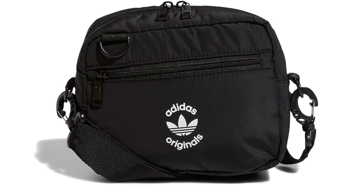 adidas Originals Originals Puffer And Pouch Crossbody Bag in Black