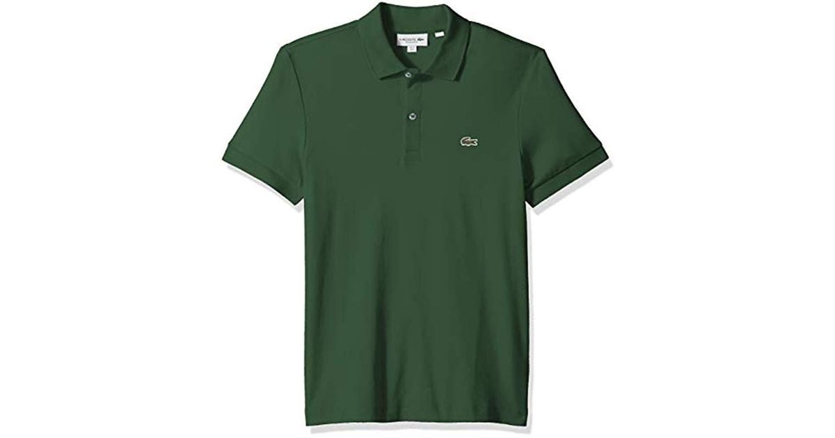 Lacoste Mens S//S Pima Jersey Polo Interlock Reg