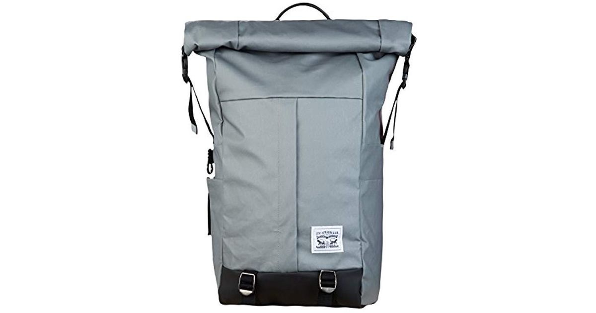Roll Top Backpack in Gray for Men - Lyst