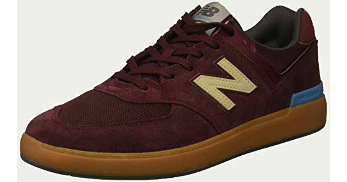 New balance burgundy all coasts 574 trainers hotsell