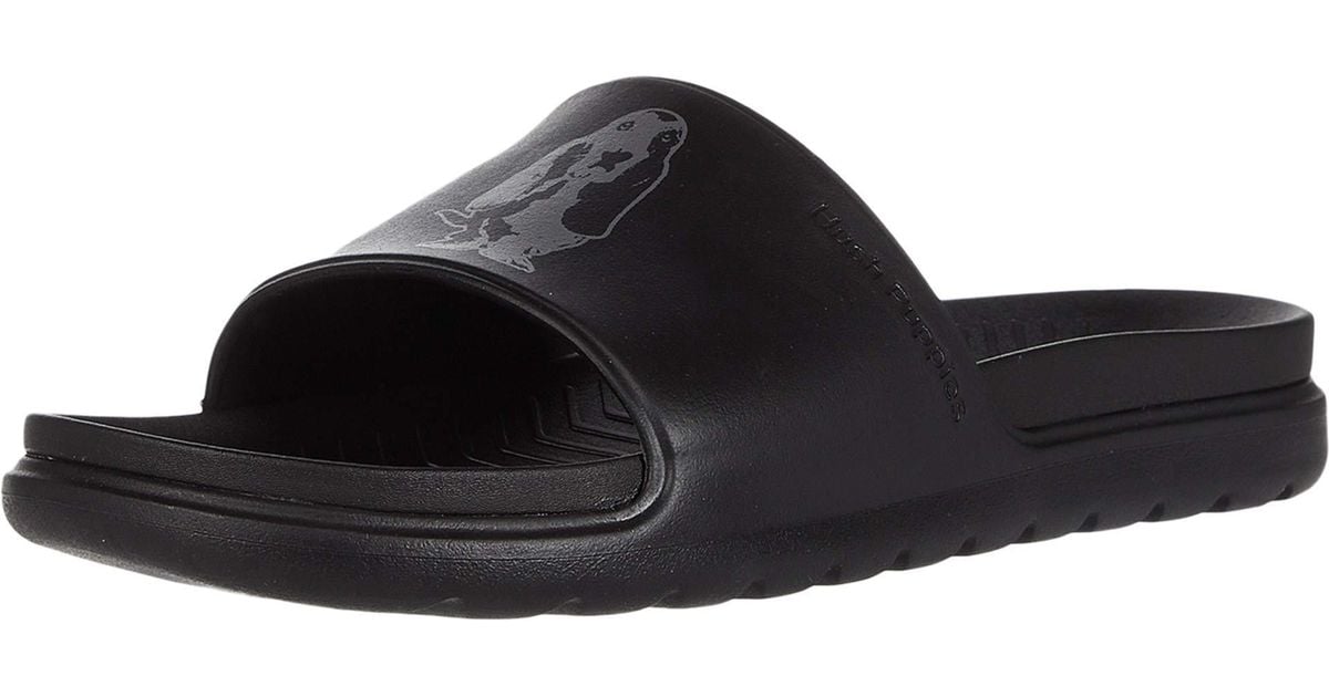 Hush Puppies Womens Bouncers Slide Sandal in Black - Lyst